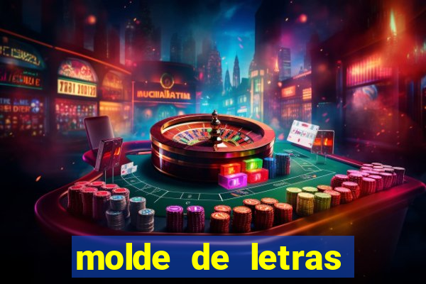 molde de letras feliz natal para imprimir